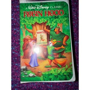 Walt Disney Classic Robin Hood VHS Tape
